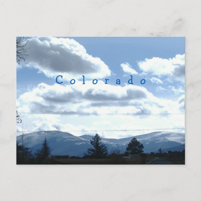 Cartes postales Sunny Colorado Mountain View (Devant)