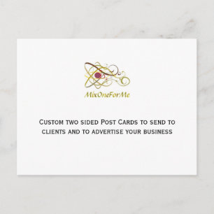 Cartes postales sur deux côtés personnalisées