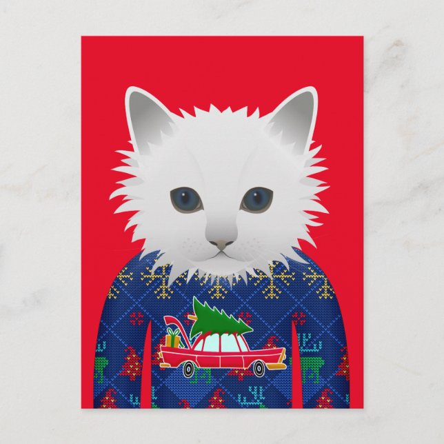 CARTES POSTALES SWEATER CHRISTMAS (Devant)