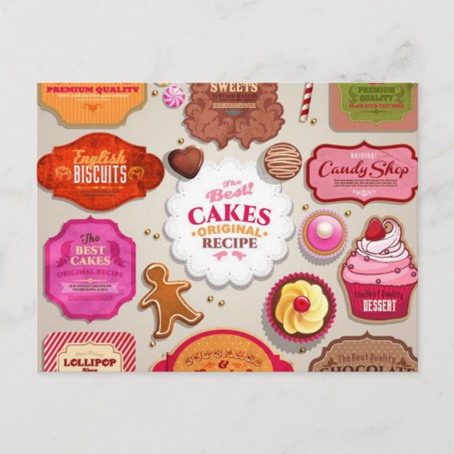 Cartes postales Sweet Shop (Devant)