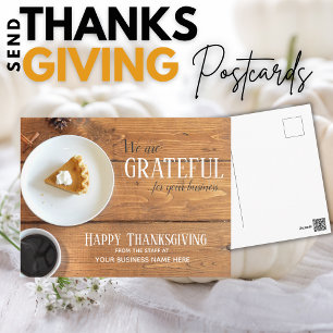 Cartes postales Thanksgiving - Theme du restaurant