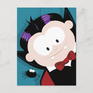 Cartes postales Vampire et Spider Halloween