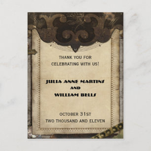 Cartes postales Victorian Steampunk Merci