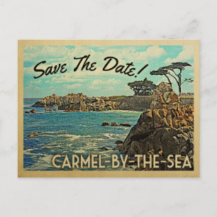 Cartes postales vintage de Carmel-by-the-Sea Save 