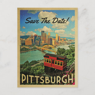 Cartes postales vintage de Pittsburgh pour annonce