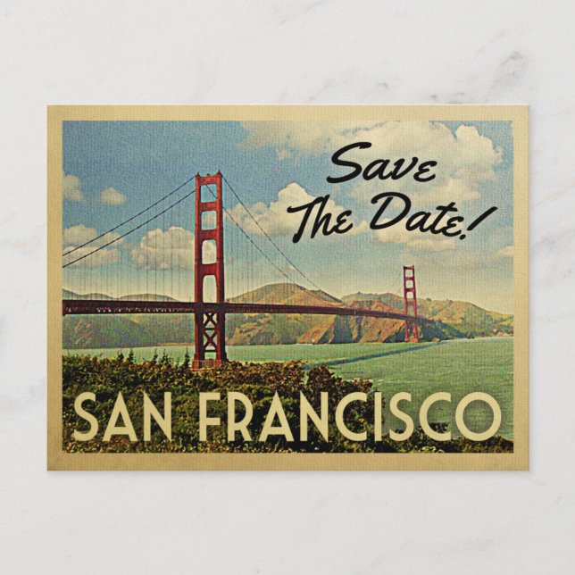 Cartes postales vintage de San Francisco pour sauv (Devant)