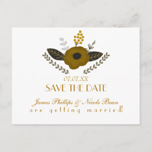 Cartes postales vintage florales botaniques pour a