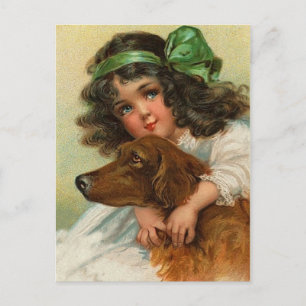 Cartes postales vintage Irish Setter
