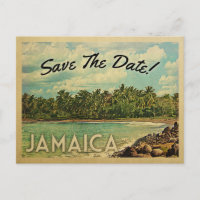 Cartes Postales Vintage Jamaïque Enregistrer La Da