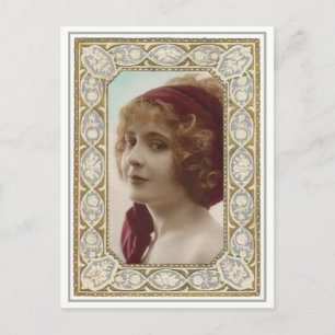 Cartes Postales vintage Lady Jolie Frontées