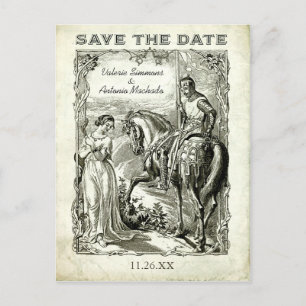 Cartes postales vintage romantiques pour annoncer 