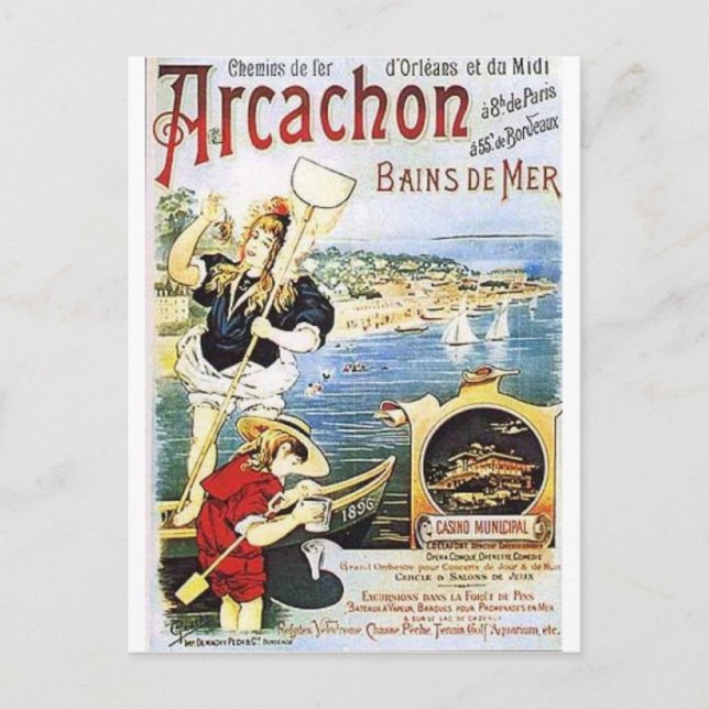 Cartes postales Vintage voyage (Devant)