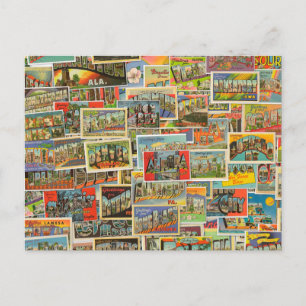 Cartes postales Vintage voyage vierges