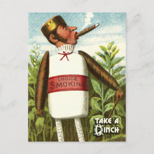 Cartes postales vintages pour légumes : tabac