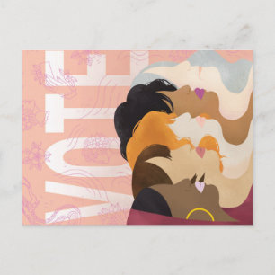 Cartes postales Vote Like A Woman 2020 par Vax Liu
