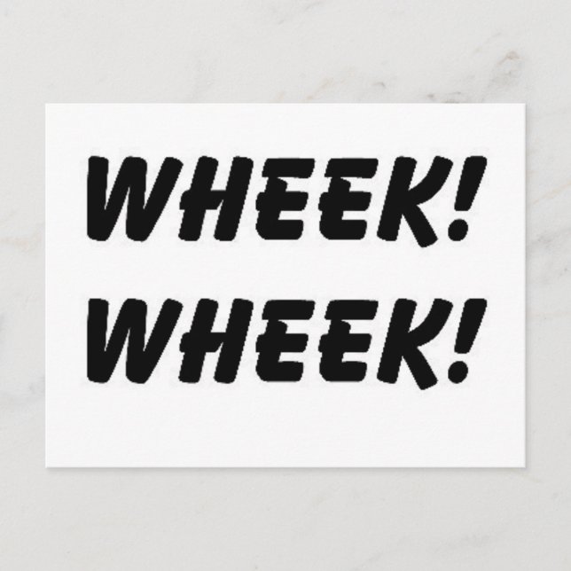 CARTES POSTALES WHEEK (Devant)