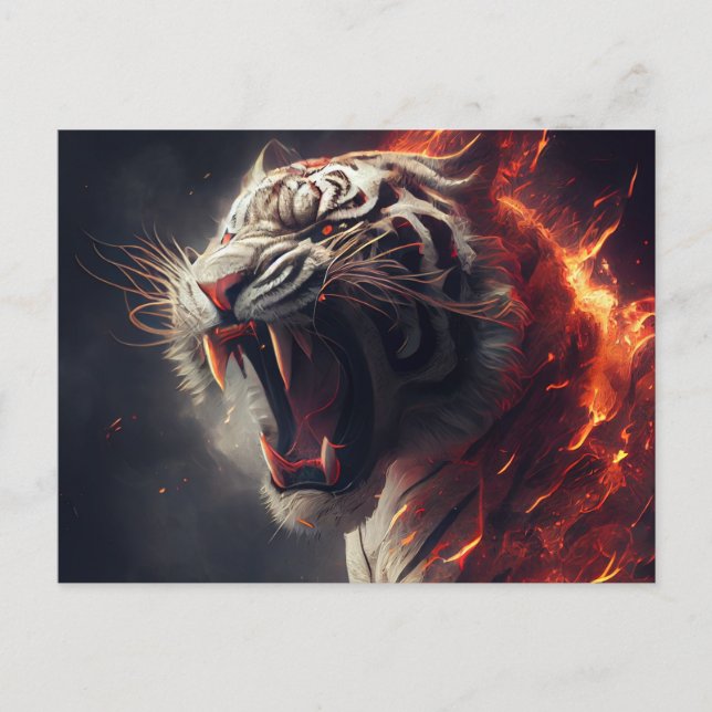 Cartes Postales  White Tiger (Devant)