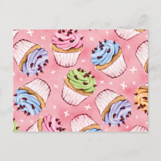 Cartes postales Yummy Cupcakes and Kisses
