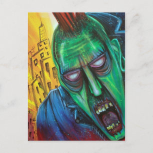 Cartes postales Zombie Punk Rock