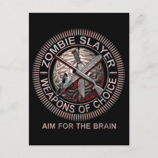 Cartes postales Zombie Slayer
