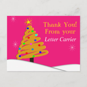 CARTES POSTCARTES MERCI Mailman rose