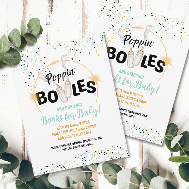 Cartes pour bébé 'Poppin' Bottles and Stacking Boo (Créateur téléchargé)