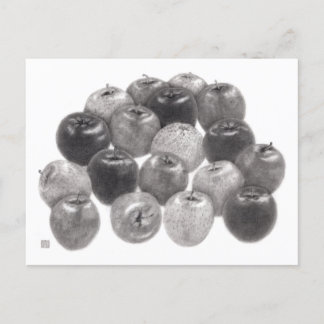 CARTES POUR FÊTES ANNUELLES たくさんのりんご+1