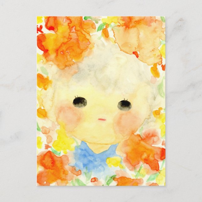 CARTES POUR FÊTES ANNUELLES ぽわって気持ち (Devant)