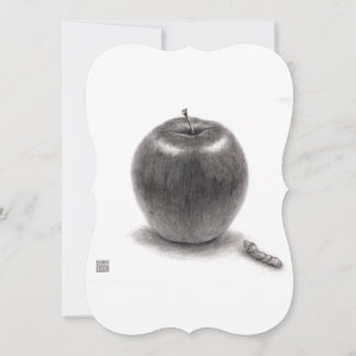 CARTES POUR FÊTES ANNUELLES りんごとあおむし