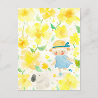 CARTES POUR FÊTES ANNUELLES わんわんとお散歩