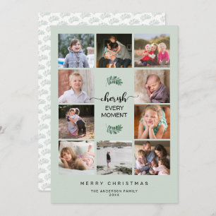 Cartes Pour Fêtes Annuelles 10 Photo Collage Cherish Moment Noël