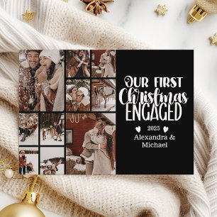 Cartes Pour Fêtes Annuelles 10 Photo Minimaliste Premier Noël Engagé
