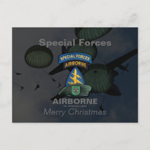 Cartes Pour Fêtes Annuelles 10e bérets verts des forces spéciales