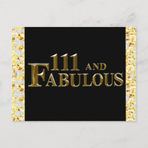 Cartes Pour Fêtes Annuelles 111 Anniversaire