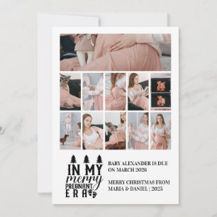 Cartes Pour Fêtes Annuelles 11 Photo de mon époque de grossesse joyeuse Noël