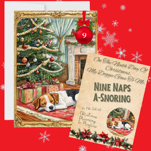 Cartes Pour Fêtes Annuelles 12 Jours De Noël Doggie 9