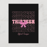 13 ans Coquette rose Bow Officielle Adolescent 13