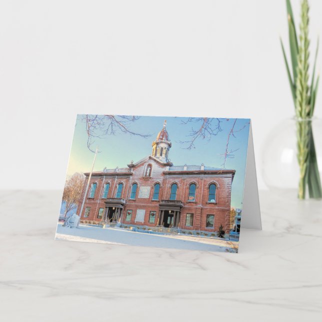 Cartes Pour Fêtes Annuelles 1820 Palais de justice et hôtel de ville Plymouth  (Devant)