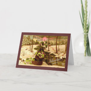 Cartes Pour Fêtes Annuelles 1910 Bonne Année FRENCH Vœu de Nouvel An