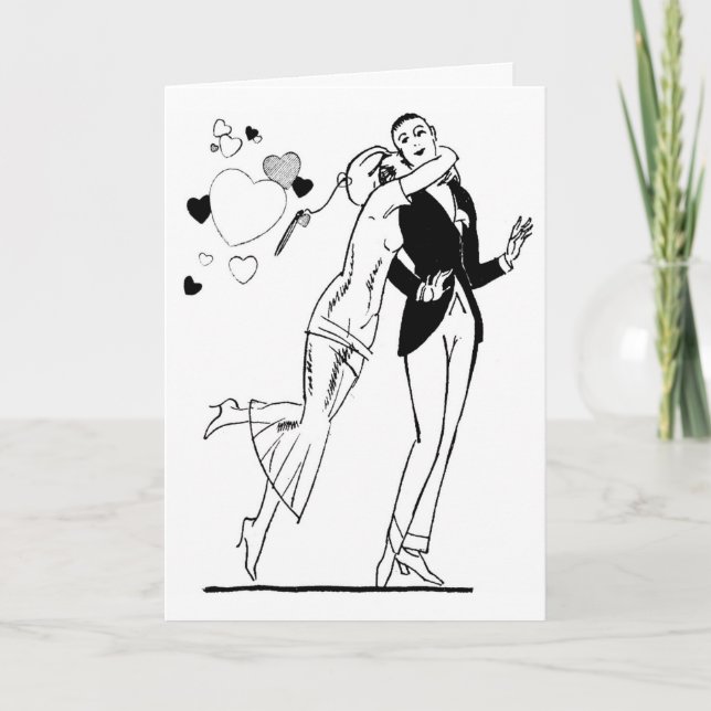 Cartes Pour Fêtes Annuelles 1920 Amateurs de Saint-Valentin (Devant)