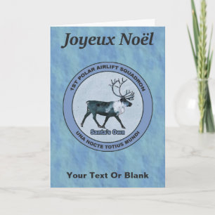Cartes Pour Fêtes Annuelles 1er Escadron de transport aérien polaire du Père N