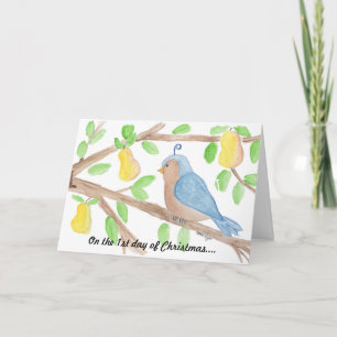 Cartes Pour Fêtes Annuelles 1er jour de Noël 