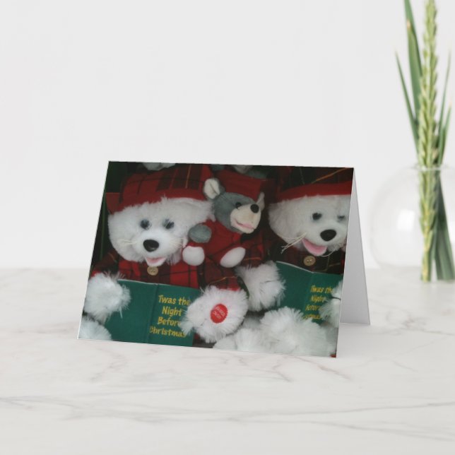 Cartes Pour Fêtes Annuelles 1re PETITE FILLE DE NOËL (Devant)