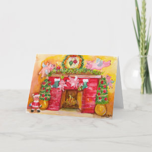 Cartes Pour Fêtes Annuelles 2010 porcs volants décorent le foyer et la maison