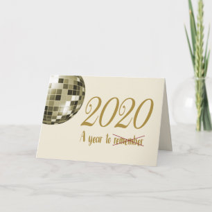 Cartes Pour Fêtes Annuelles 2020 par an pour commémorer le Nouvel An