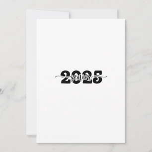 Cartes Pour Fêtes Annuelles 2025 Classe d'études supérieures de l'école 2025