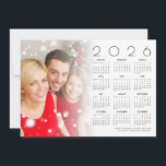 Cartes Pour Fêtes Annuelles 2026 Calendrier Famille Photo Overlay Joyeux Noël<br><div class="desc">2026 Calendrier Famille Photo Overlay Joyeux Noël. Disponible numériquement et imprimé. Échangez simplement votre photo avec l'exemple d'image et personnalisez votre salutation le long du bas. Votre photo sera derrière une couche d'opacité graduée de teinte pour que le texte puisse être vu en superposition.</div>