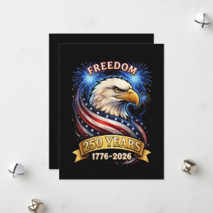 Cartes Pour Fêtes Annuelles 250e anniversaire États-Unis 1776-2026 Patriotique