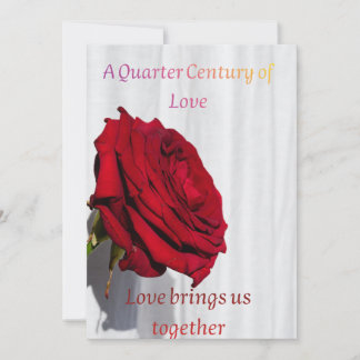 Cartes Pour Fêtes Annuelles 25th Wedding Anniversary Card for Parents – Silver