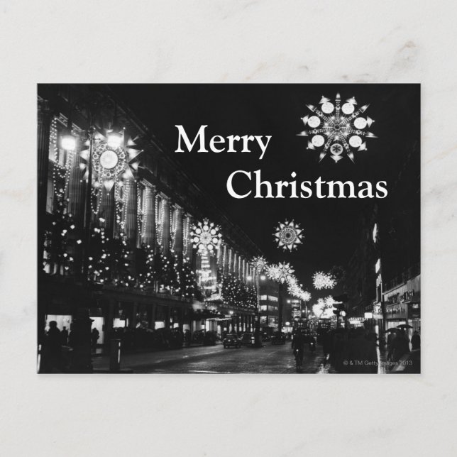 Cartes Pour Fêtes Annuelles 26th November 1960: City Christmas Lights (Devant)